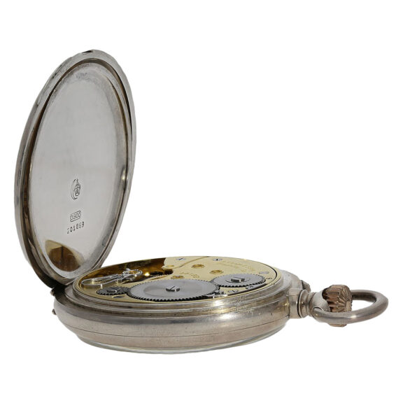 German silver lever chronometer with power reserve Circa 1942 German silver lever chronometer with power reserve Circa 1942
