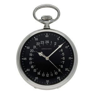 Rare Swiss stainless steel pilot’s navigation watch Circa 1952