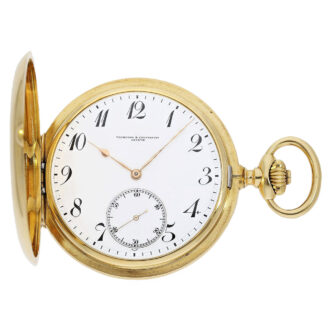 Swiss gold hunting cased lever chronometer watch Circa 1910