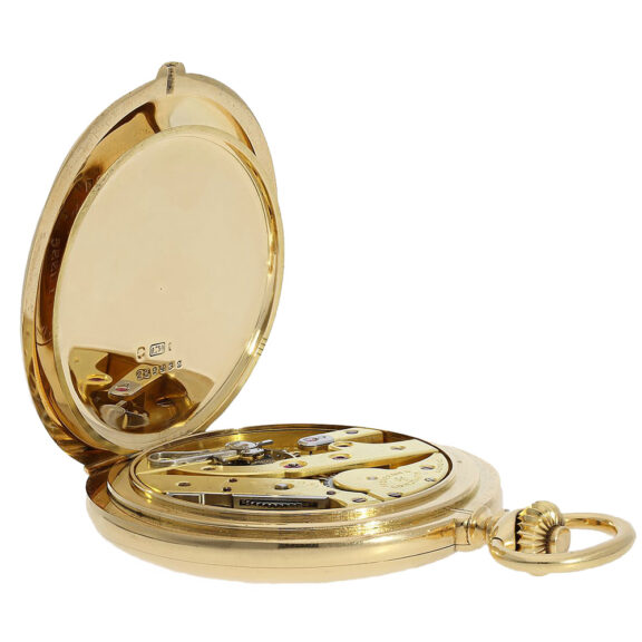 Swiss gold hunting cased lever chronometer watch Circa 1910 Swiss gold hunting cased lever chronometer watch Circa 1910