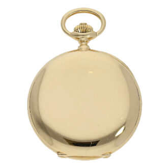 Swiss gold hunting cased lever chronometer watch Circa 1910