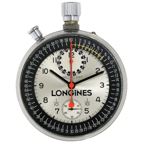Swiss heavy 1/10th split second chronograph Circa 1965