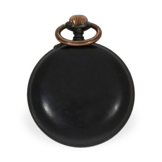Swiss large digital pocket watch in the manner of Pallweber Circa 1890