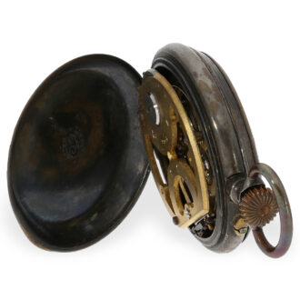 A very rare French pocket watch with barometer Circa 1890