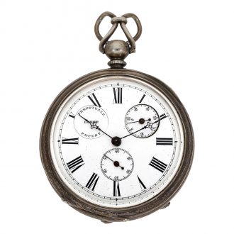 Austrian automatic winding silver pocket watch Circa 1880
