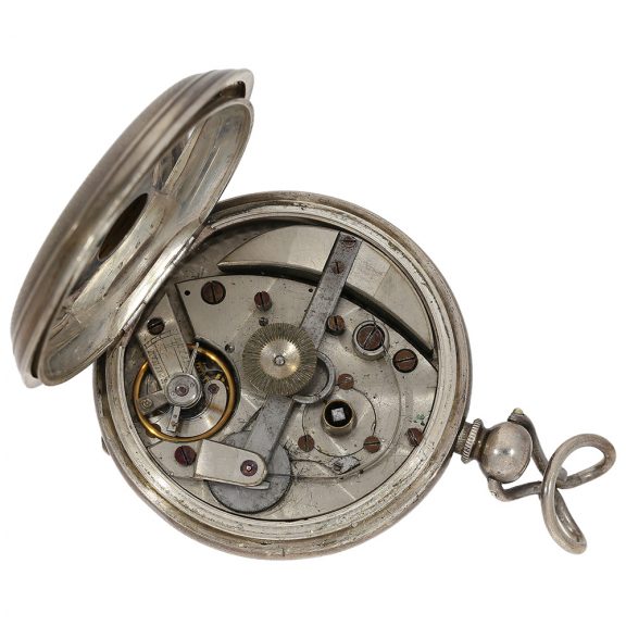 Austrian automatic winding silver pocket watch Circa 1880 Austrian automatic winding silver pocket watch Circa 1880