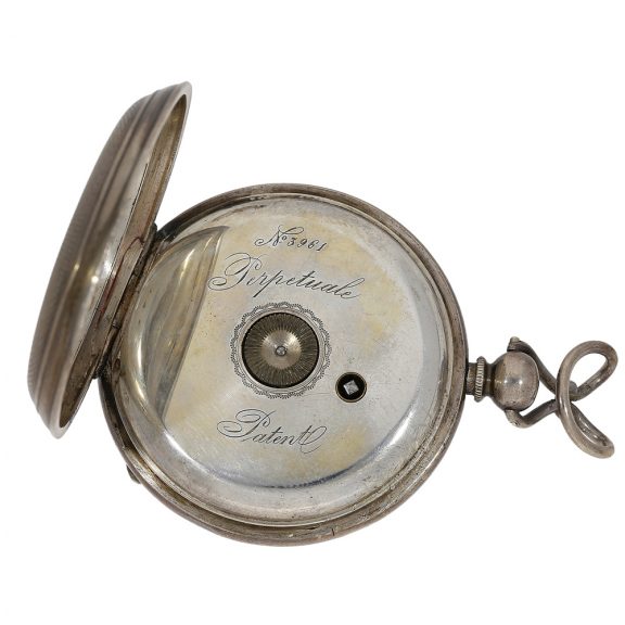 Austrian automatic winding silver pocket watch Circa 1880 Austrian automatic winding silver pocket watch Circa 1880