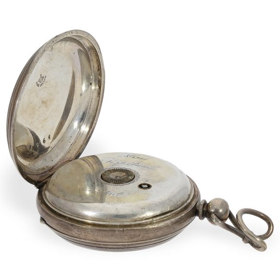 Austrian automatic winding silver pocket watch Circa 1880 Austrian automatic winding silver pocket watch Circa 1880