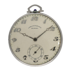 German Art Deco dress watch with platinum case Circa 1935