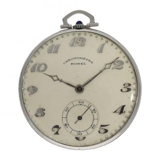 German Art Deco dress watch with platinum case Circa 1935