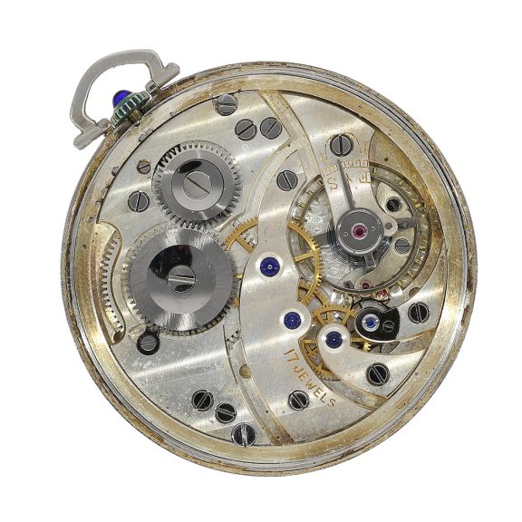 German Art Deco dress watch with platinum case Circa 1935 German Art Deco dress watch with platinum case Circa 1935