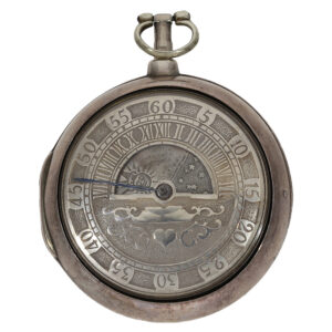 English single-handed verge with night and day dial Circa 1804