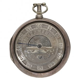 English single-handed verge with night and day dial Circa 1804