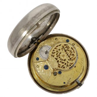 English single-handed verge with night and day dial Circa 1804