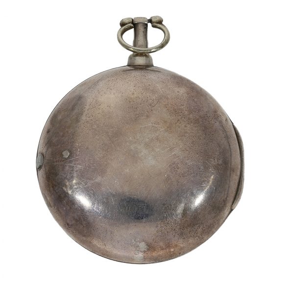 English single-handed verge with night and day dial Circa 1804 English single-handed verge with night and day dial Circa 1804