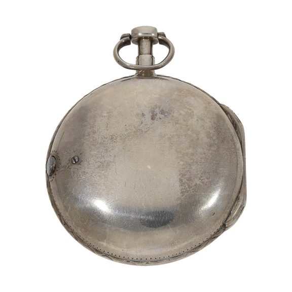 Early Italian silver open faced verge pocket watch Circa 1750 Early Italian silver open faced verge pocket watch Circa 1750