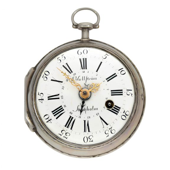 Swedish Louis XV-style verge pocket watch with date Circa 1771
