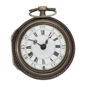 Austrian pair cased watch with rock crystal bridge Circa 1760
