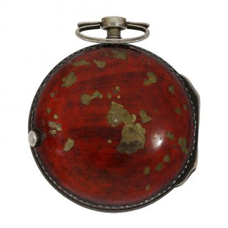 Austrian pair cased watch with rock crystal bridge Circa 1760