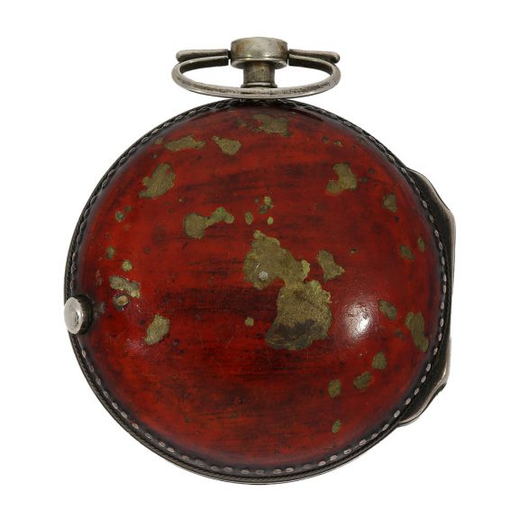 Austrian pair cased watch with rock crystal bridge Circa 1760 Austrian pair cased watch with rock crystal bridge Circa 1760