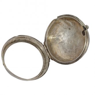 Large and early English pair cased verge pocket watch Circa 1700
