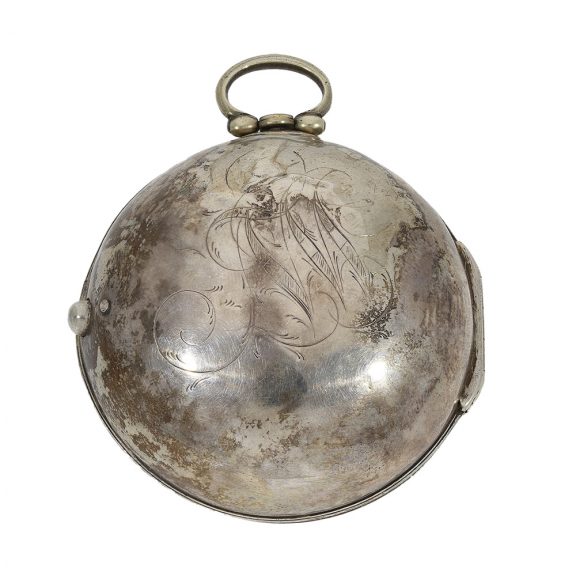 Large and early English pair cased verge pocket watch Circa 1700 Large and early English pair cased verge pocket watch Circa 1700