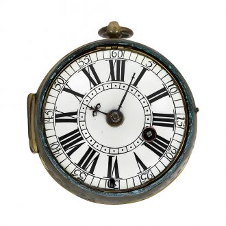 Unusual French verge Oignon pocket watch Circa 1700