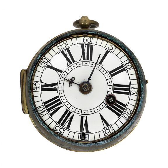 Unusual French verge Oignon pocket watch Circa 1700