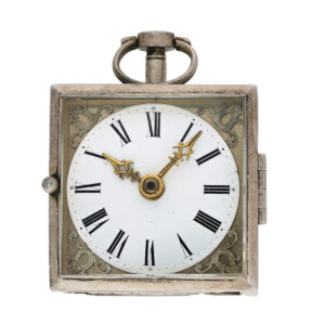 Rare English square Renaissance-style pendant watch Circa 1800
