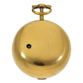 English verge pocket watch in a tortoiseshell case Circa 1700