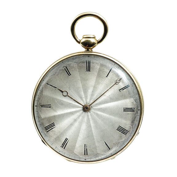Swiss gold quarter repeating pocket watch Circa 1830 Swiss gold quarter repeating pocket watch Circa 1830