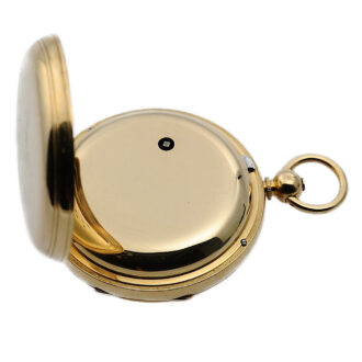 English 18k gold chronometer pocket watch Circa 1874