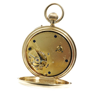 English 18k gold gentleman's dress watch Circa 1885