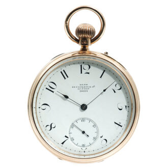 English 18k gold gentleman's dress watch Circa 1885