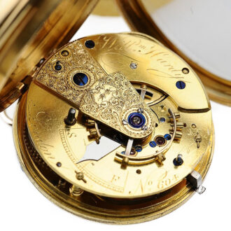 English precision pocket watch with duplex escapement Circa 1817