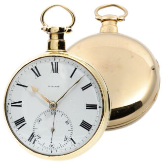 English precision pocket watch with duplex escapement Circa 1817