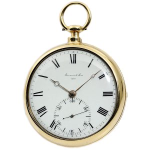 English precision pocket watch with duplex escapement Circa 1818