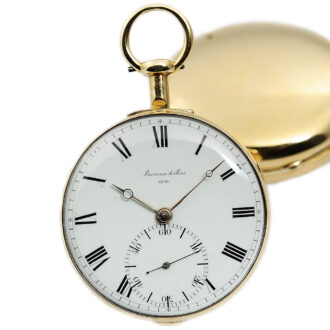 English precision pocket watch with duplex escapement Circa 1818