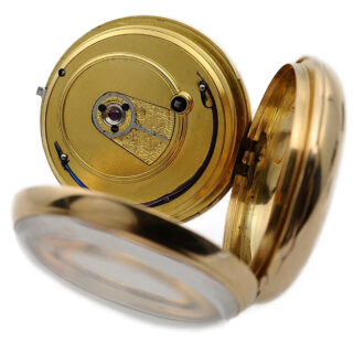 Heavy gold English pocket watch chronometer Circa 1816