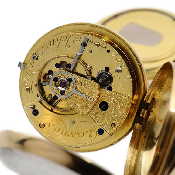 Heavy gold English pocket watch chronometer Circa 1816 Heavy gold English pocket watch chronometer Circa 1816