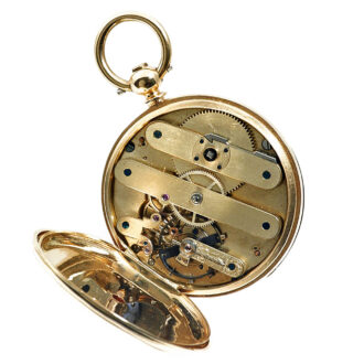 Swiss chronometer with pivoted detent escapement circa 1870