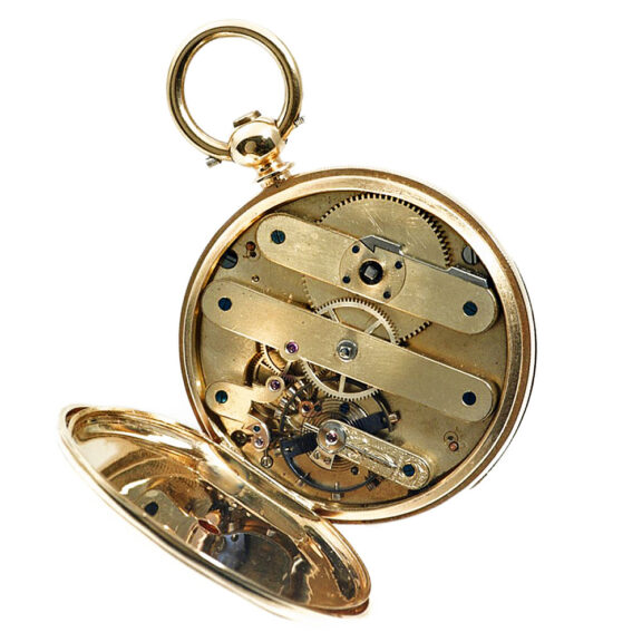 Swiss chronometer with pivoted detent escapement circa 1870 Swiss chronometer with pivoted detent escapement circa 1870