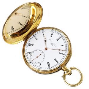 Swiss chronometer with pivoted detent escapement circa 1870
