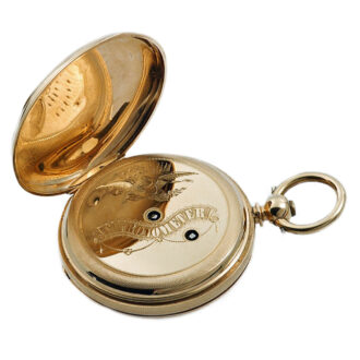 Swiss chronometer with pivoted detent escapement circa 1870