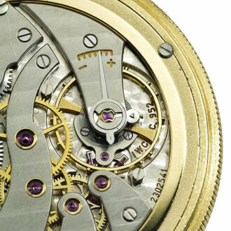 Swiss gold repeating pocket watch with Jacquemarts Circa 1980