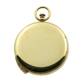 Swiss gold repeating pocket watch with Jacquemarts Circa 1980