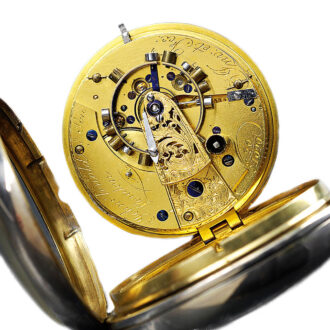 English silver historical chronometer watch Circa 1797