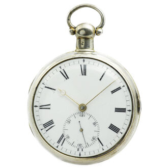 English silver historical chronometer watch Circa 1797