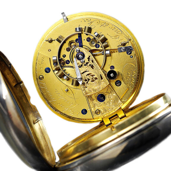 English silver historical chronometer watch Circa 1797 English silver historical chronometer watch Circa 1797