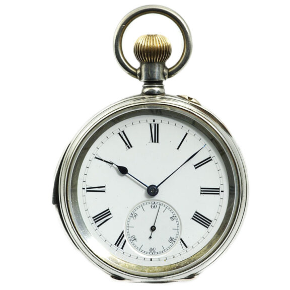 Swiss five-minute repeating silver pocket watch Circa 1880